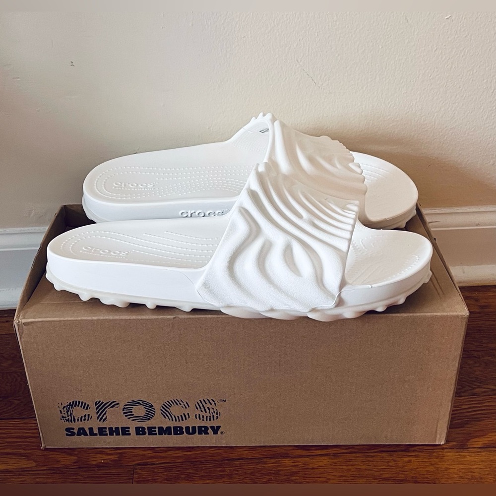 Crocs X Salehe Bembury Pollex Slide Mayo White Cloud 208685-1RO Men Size 9 & 11